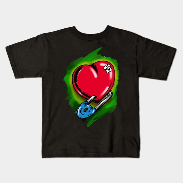 Cupids Arrow Kids T-Shirt by silentrob668